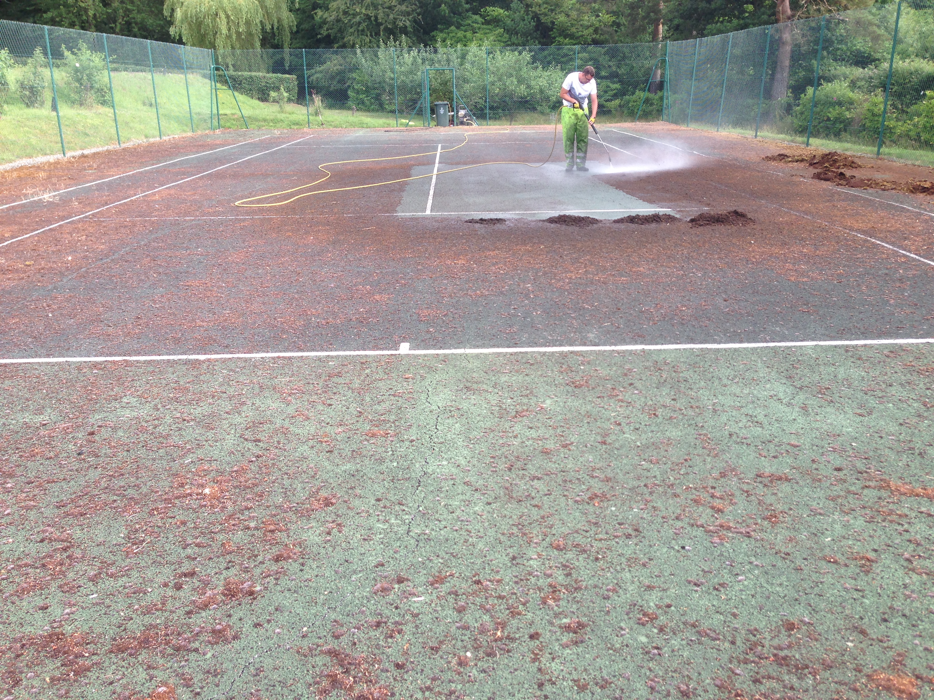 Maintaining Tennis Courts Cleaning and Repainting Sports and Safety
