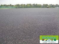 Resin Bound Rubber Crumb Sports Underlay Resin Bound Rubber Crumb Sport Surface Underlay
