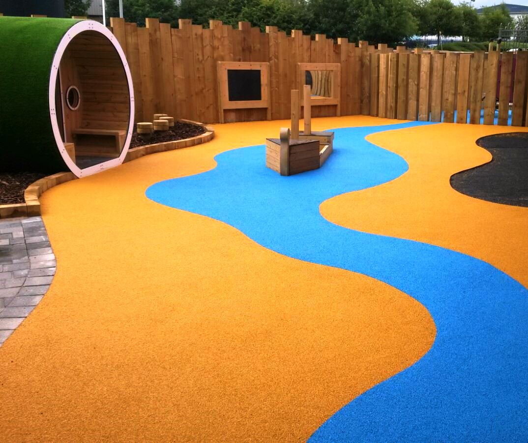 Playground Wet Pour Rubber Flooring In Lancashire Sports And Safety 