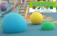 Rubber Tarmac Play Area 3D EPDM Spheres Rubber Tarmac Play Area 3D EPDM Sphere
