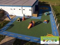Playground Rubber Soft Spongy Bouncy Safety Surfacing Contractors grant