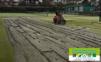 Rejuvenating, Restoring Sand Filled Astro Turf Sports Surfacing Rejuvenating, Restoring Sand Filled Astro Turf Sports Surface