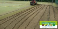 Sand Removal and replacement of synthetic turf sand infill with rejuvenation maintenance Sand Removal and replacement of synthetic turf sand infill with rejuvenation maintenances