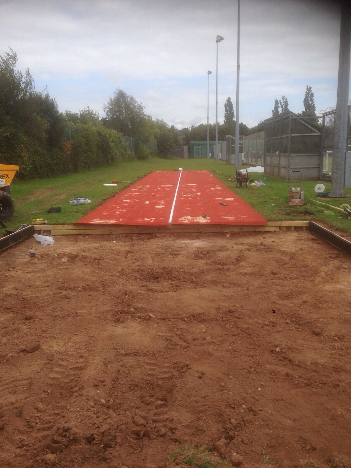 Triple Jump Landing Pit Athletic Sand Pits