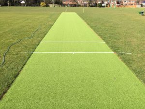 Synthetic Cricket Wicket in Scunthorpe, Lincolnshire